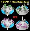 Rye Field Model 5147 T-55 AM-1 Main Battle Tank with Workable Tracks 1/35